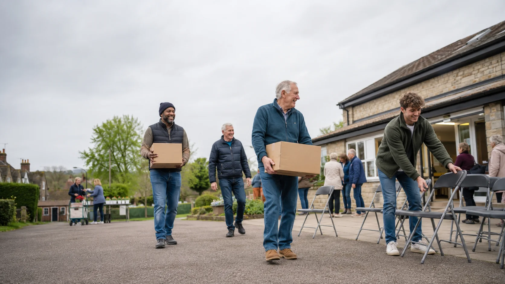 Lodge members supporting their local community